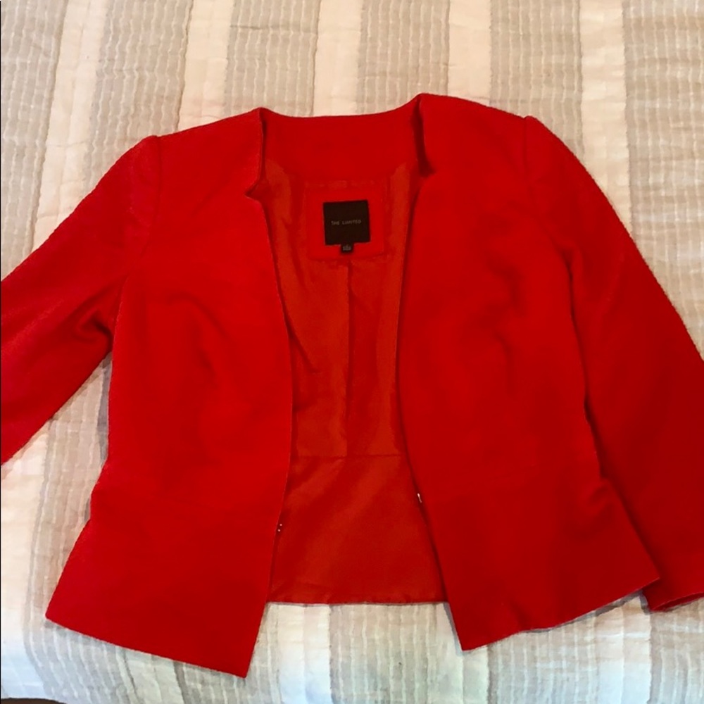 The Limited- Red Dress Jacket